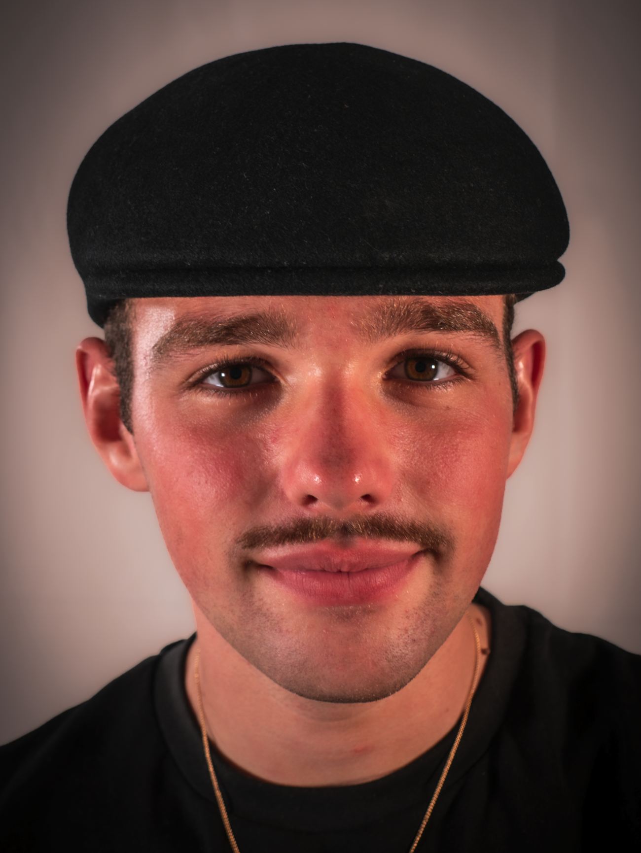 Photogrphie en studio d'un homme